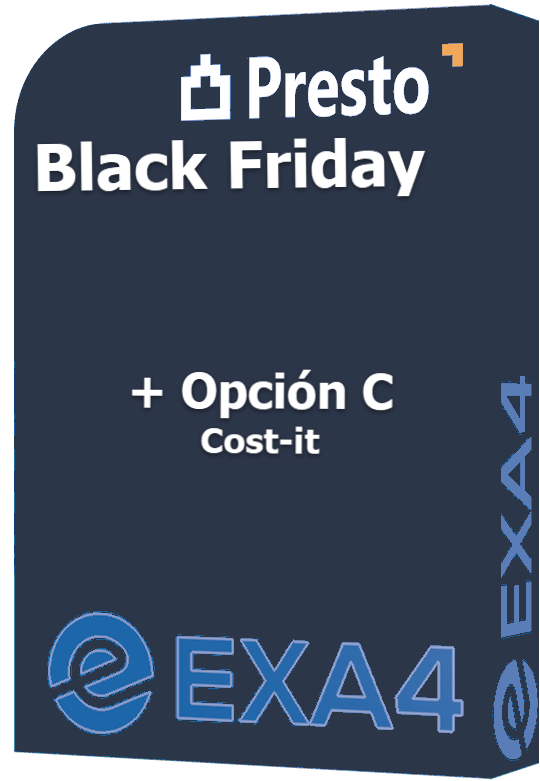 PRESTO BlackFriday (Opc. A) 1 AÑO + Cost-it