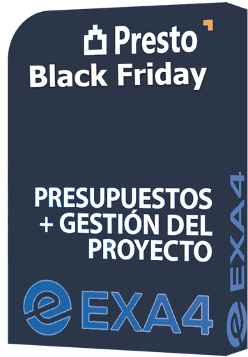 [PBF-A2] PRESTO BlackFriday: Presupuestos, Certificaciones e Informes (Opc. A) 2 AÑOS