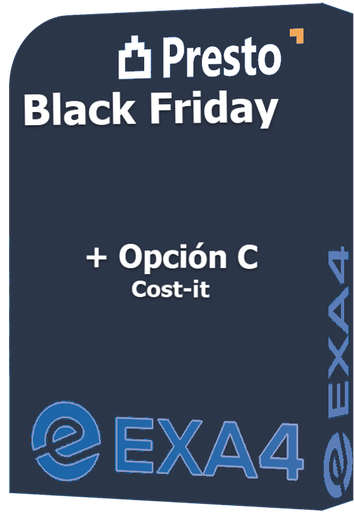 [PBF-AC1] PRESTO BlackFriday (Opc. A) 1 AÑO + Cost-it
